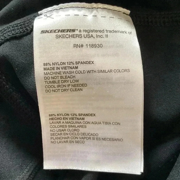 Skechers NWT GoWalk Blac High Waisted Pants Size Small - Picture 8 of 8